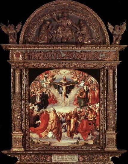 Albrecht Durer The Adoration of the Holy Trinity oil painting picture